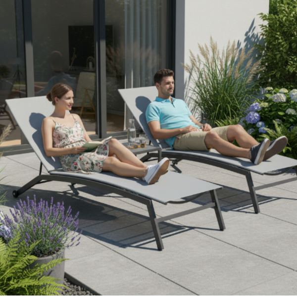 Шезлонг с регулируема облегалка - стил и гарантиран комфорт