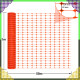 Мултифункционална оранжева предпазна мрежа 1x50м – за строителство, градина и животни, UV защита 10
