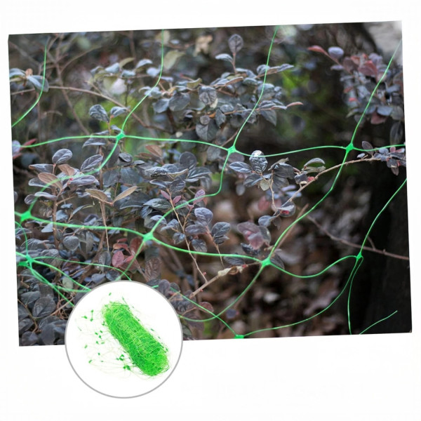 Мрежа за увивни растения и зеленчуци 1.2х20 м, Око 15х17 см – Идеална за краставици, боб, домати и цветя