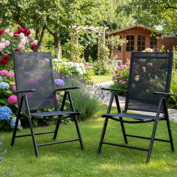 Сгъваем стоманен стол с регулиране на облегалката - издръжливост и елегантен дизайн