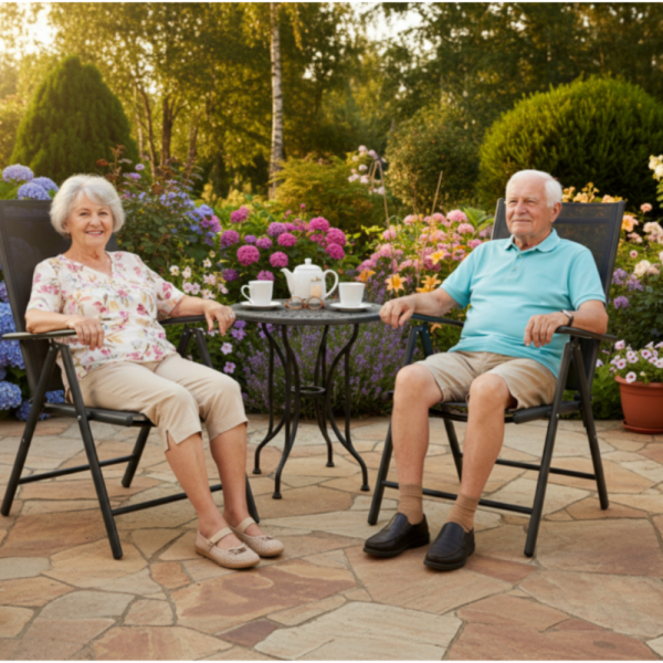 Сгъваем стоманен стол с регулиране на облегалката - издръжливост и елегантен дизайн