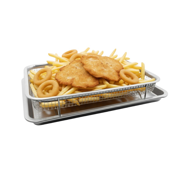 Кошница за печене с тава Cheffinger CF-FB35 - Еър Фрайър ефект за фурна