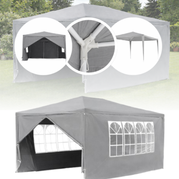 Просторна градинска шатра - стабилна конструкция и водоустойчива рамка