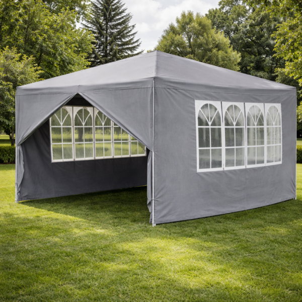 Просторна градинска шатра - стабилна конструкция и водоустойчива рамка