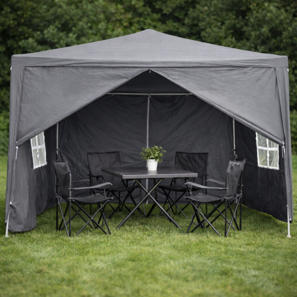 Просторна градинска шатра - стабилна конструкция и водоустойчива рамка