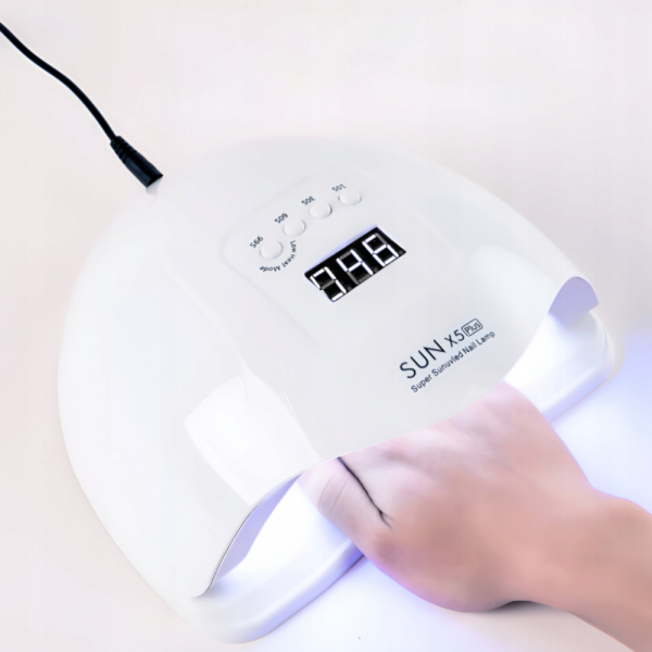 Елегантна и компактна UV LED лампа за нокти SUN5 с висока мощност-48W - MK13