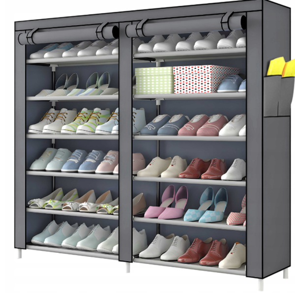 Сгъваем текстилен шкаф XXL за дрехи и обувки - голям капацитет и функционалност