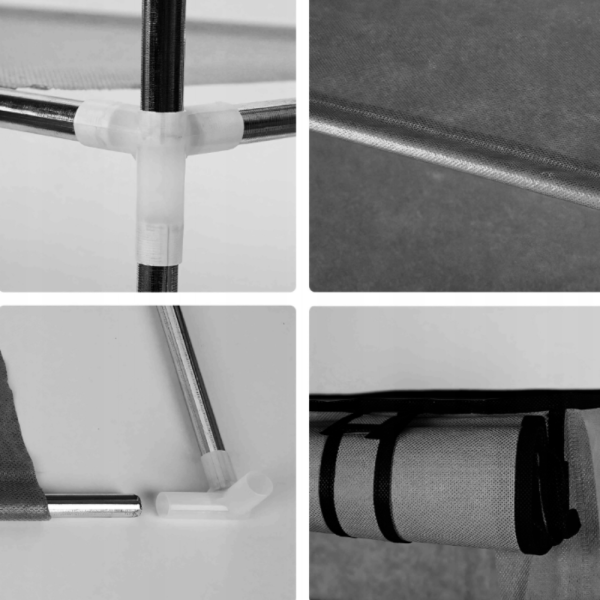 Сгъваем текстилен шкаф XXL за дрехи и обувки - голям капацитет и функционалност