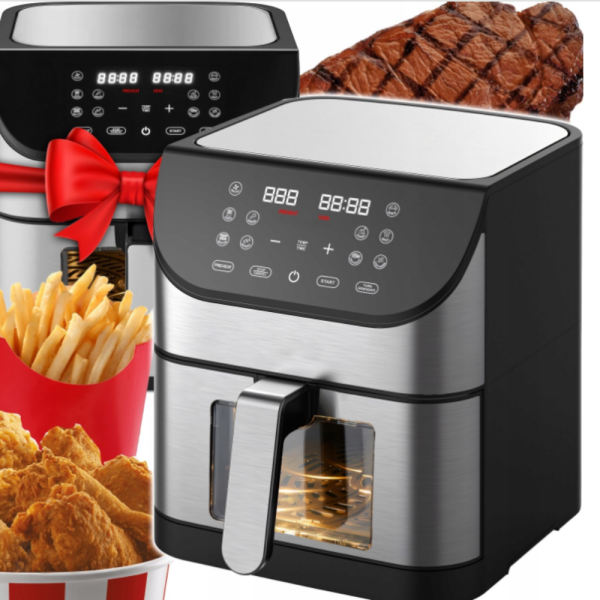 Фритюрник с горещ въздух XXL - 8 литра, 1800 W и 12 програми 2