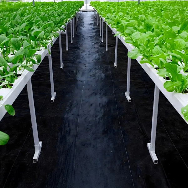 Черен агротекстил против плевели, 90г/м², UV защита, 1.1м х 50м