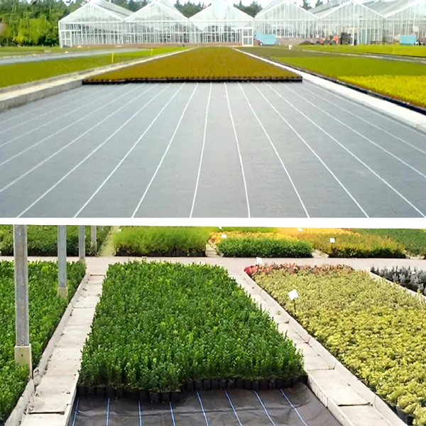 Черен агротекстил против плевели, 90г/м², UV защита, 1.1м х 50м