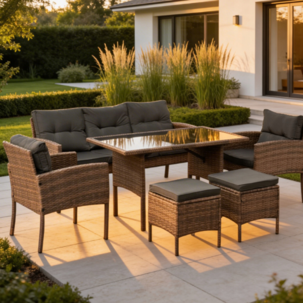 Комплект градински мебели от техноратан - перфектен кът за релакс 4