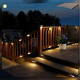 Комплект от 4 броя соларни LED лампи за стълби и огради – Водоустойчиви IP44, топла светлина 10