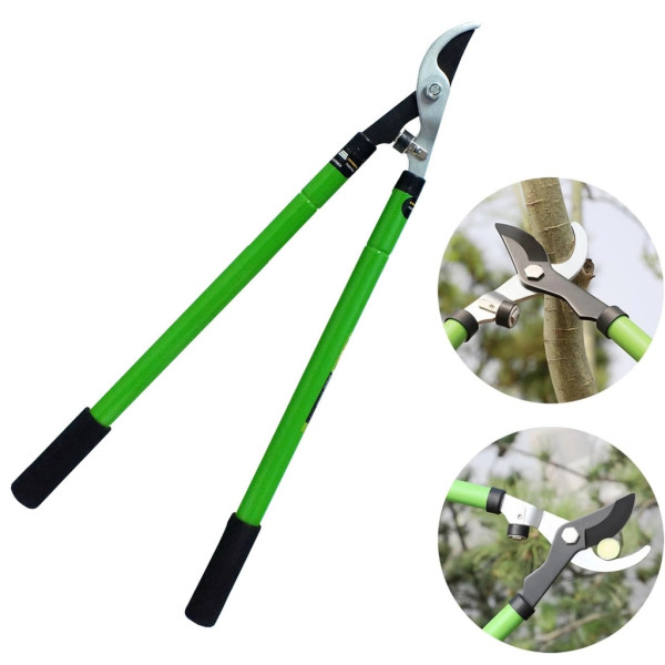 Професионална телескопична градинска ножица за клони, 68 см, HCS стомана с тефлоново покритие, до 35 мм рязане