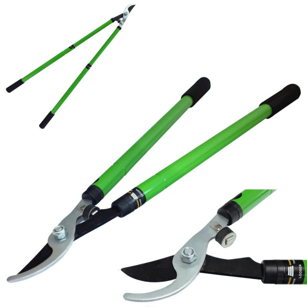 Професионална телескопична градинска ножица за клони, 68 см, HCS стомана с тефлоново покритие, до 35 мм рязане 5