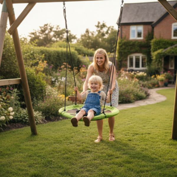 Градинска люлка - Щъркелово гнездо - модерен дизайн и издръжлива конструкция 9
