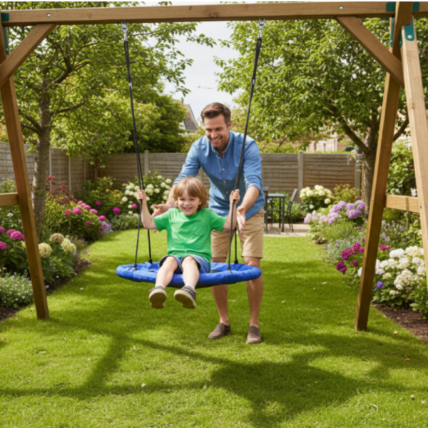 Градинска люлка - Щъркелово гнездо - модерен дизайн и издръжлива конструкция 14