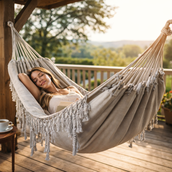 Хамак с ресни в Бохо стил - комфорт и елегантност