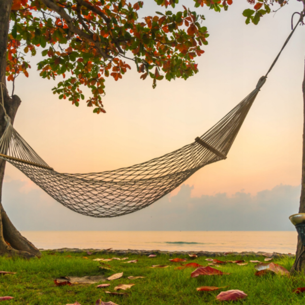 Въжен хамак - идеален кът за релакс