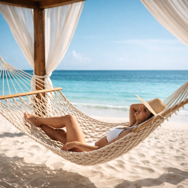 Въжен хамак - идеален кът за релакс 6