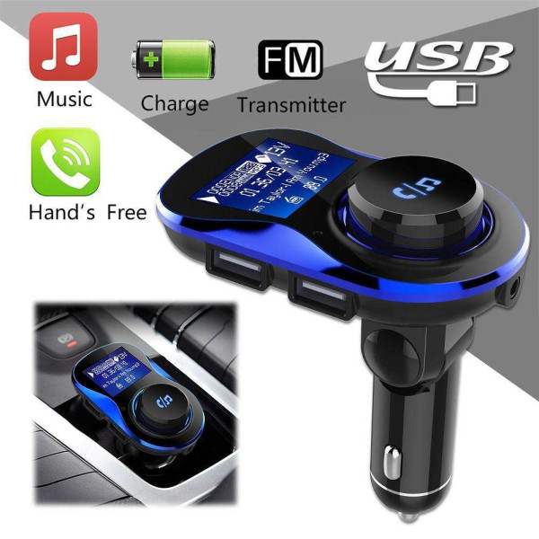 Bluetooth трансмитер за автомобил с подвижен корпус, USB изход и TF ВС28 HF26