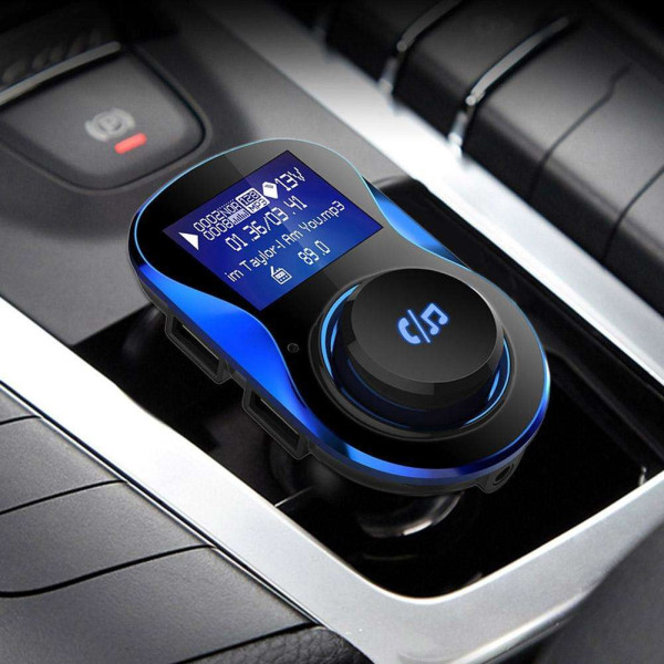 Bluetooth трансмитер за автомобил с подвижен корпус, USB изход и TF ВС28 HF26