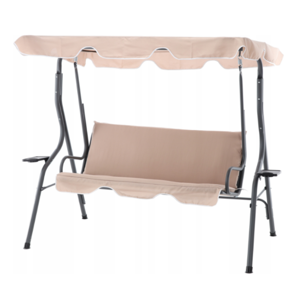 Градинска люлка с поставки за чаши - идеална за всеки двор и градина 8