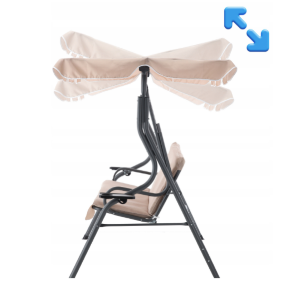 Градинска люлка с поставки за чаши - идеална за всеки двор и градина 10