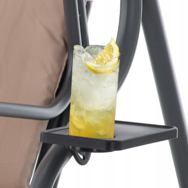 Градинска люлка с поставки за чаши - идеална за всеки двор и градина 6