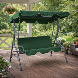 Градинска люлка с поставки за чаши - стабилност и комфорт