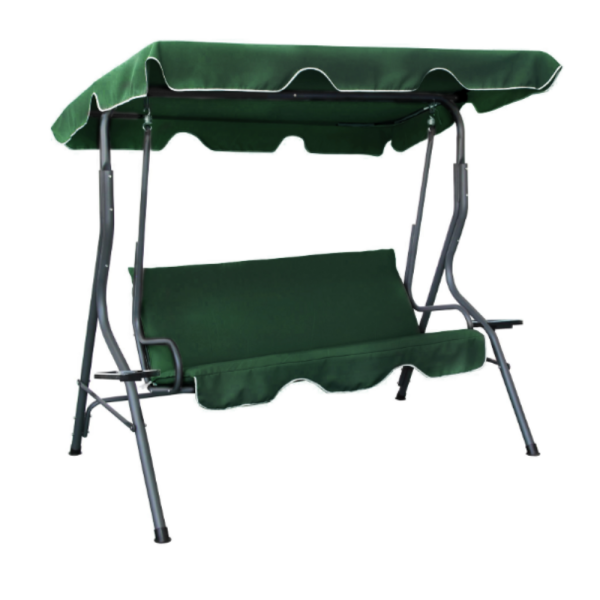 Градинска люлка с поставки за чаши - стабилност и комфорт