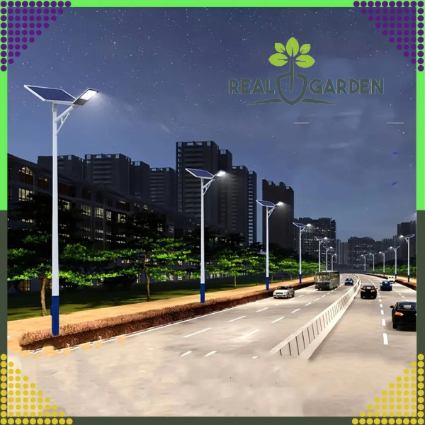 Мощна соларна улична лампа IP67 с дистанционно и стойка – 200W (247 LED) / 300W (299 LED)