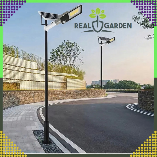 Мощна соларна улична лампа IP67 с дистанционно и стойка – 200W (247 LED) / 300W (299 LED) 4