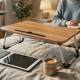 Мултифункционална сгъваема маса за лаптоп или хранене, с поставка за таблет и телефон 6