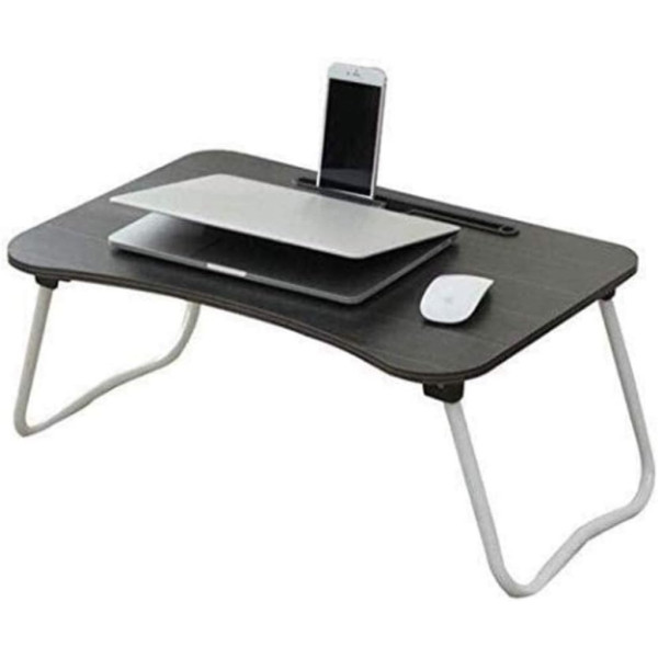 Мултифункционална сгъваема маса за лаптоп или хранене, с поставка за таблет и телефон 9