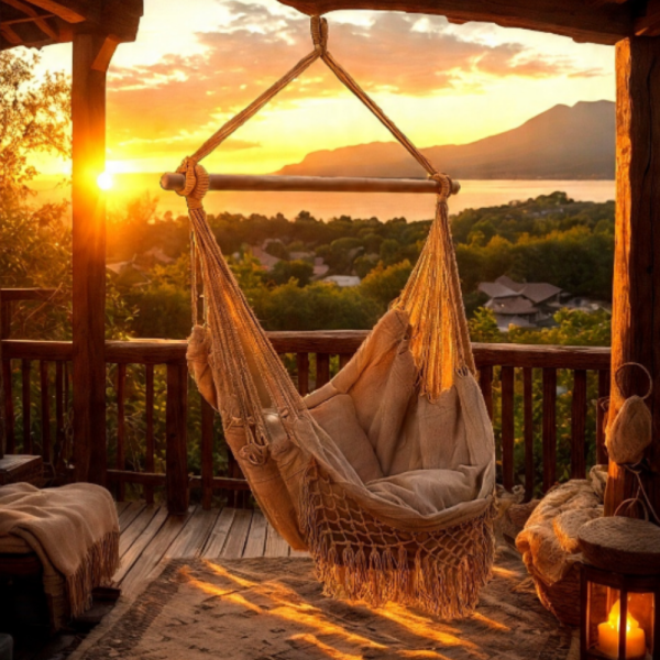 Люлка - хамак в Бразилски Бохо стил - удобно място за релакс