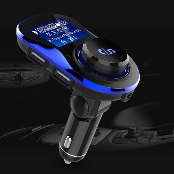 Bluetooth трансмитер за автомобил с подвижен корпус, USB изход и TF ВС28 HF26