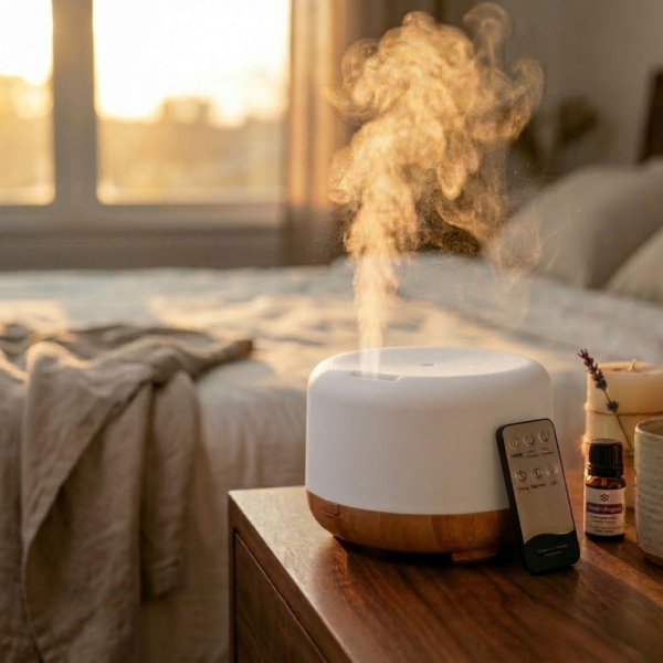 Арома дифузер - овлажнител за въздух с дистанционно управление 1