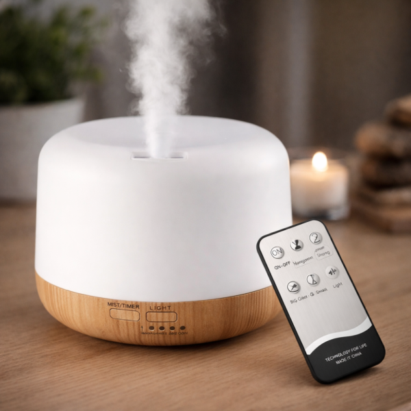 Арома дифузер - овлажнител за въздух с дистанционно управление