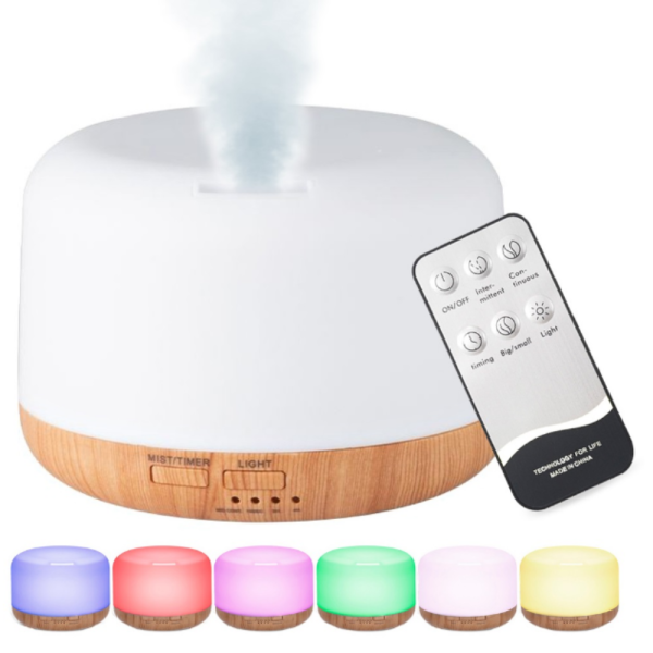 Арома дифузер - овлажнител за въздух с дистанционно управление