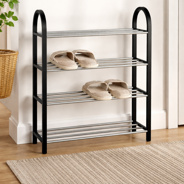 Етажерка за обувки на 4 нива до 12 чифта - стилна и здрава 6