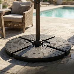 Основа за конзолен градински чадър, 4 броя тежести, устойчива на UV лъчи