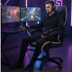 Геймърски стол премиум LED: Ергономичен комфорт със 7 цвята светлинни ефекти и релакс зона 10