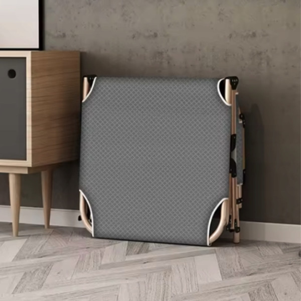 Сгъваемо къмпинг легло с матрак (180 см) – Регулируем градински шезлонг с възглавница