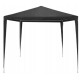 Градинска шатра тип „павилион“, 3x3м, Водоустойчива, Прахово боядисана стоманена рамка, Сива 6