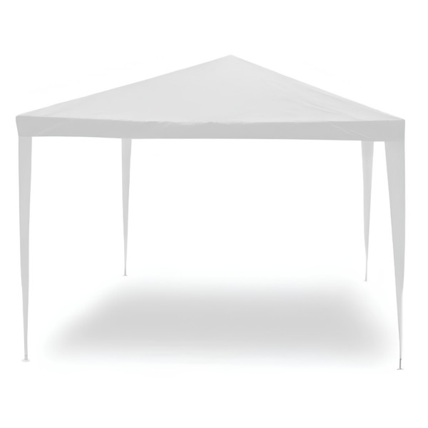 Градинска шатра тип "павилион", 3x3м, Водоустойчива, Прахово боядисана стомана, Бяла