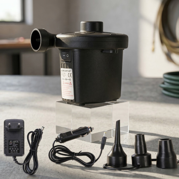 Електрическа помпа 2 в 1 - практична и удобна за надуване и изпускане на въздух