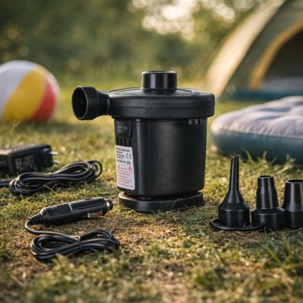 Електрическа помпа 2 в 1 - практична и удобна за надуване и изпускане на въздух