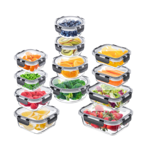 Комплект от 12 стъклени кутии за храна Termoli - дълготрайна свежест на храната 6