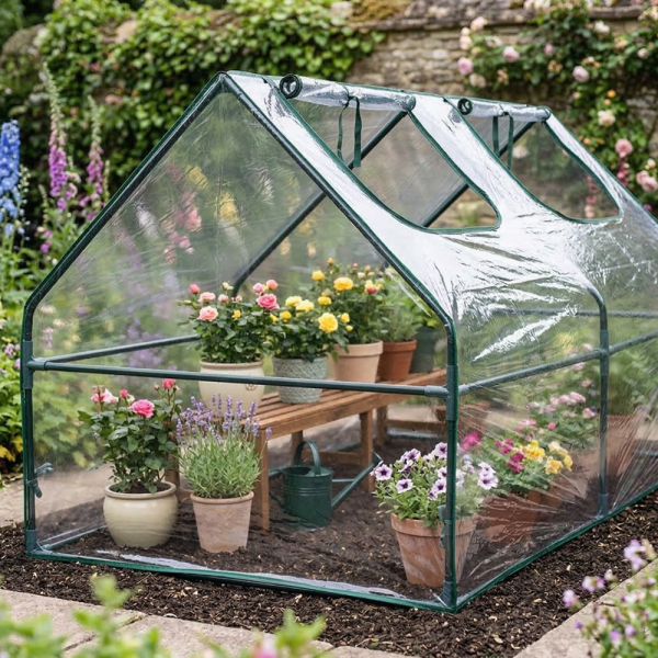 Компактна градинска оранжерия - стабилен микроклимат за вашите растения